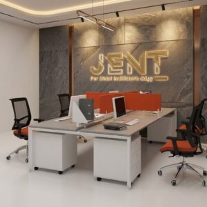 Jent 6033 خلية عمل سداسية مع وحدات ادراج طول ٣٦٠ سم في ١٢٠ سم