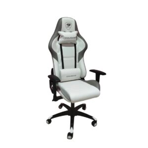 3053 C/ WT كرسي جيمينج الكوجر لون ابيض في رصاصي